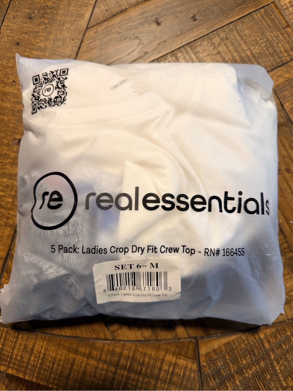 Realessentials 5 Pack Women's Dry Fit Crop Top Workout T Shirts Short Sleeve - Picture 6 of 7